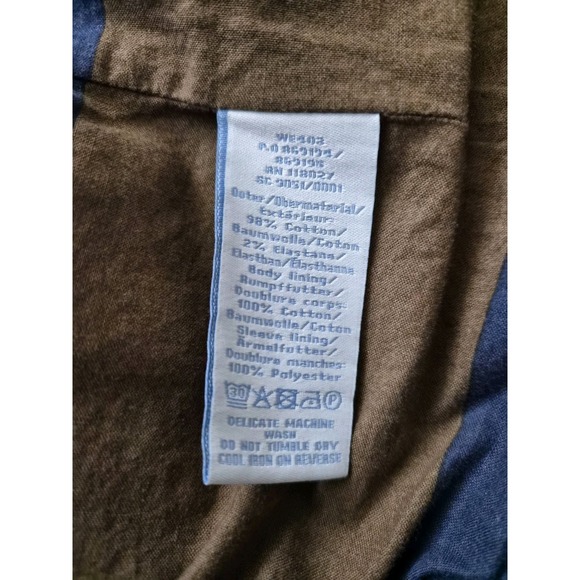 Boden Brown Double Breasted Trench Coat Cotton Lined Women's Petite 2P - Picture 6 of 6